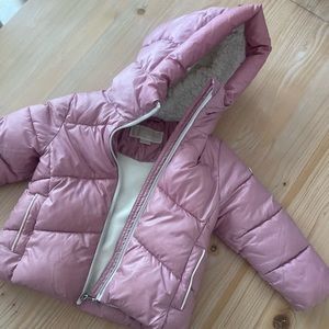 Pink Michael Kors toddler winter jacket
